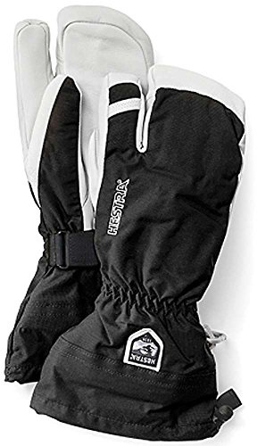 HESTRA Army Leather Heli Ski 3-Finger Größe 8 Black
