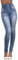 Damen Jeans High Waist Stretch Denim Jeanshosen für Damen Skinny Slim Fit Röhrenjeans Bleistiftjean Lässige Pant Strecken Schlank Stylische Hosen (Blau B, M)