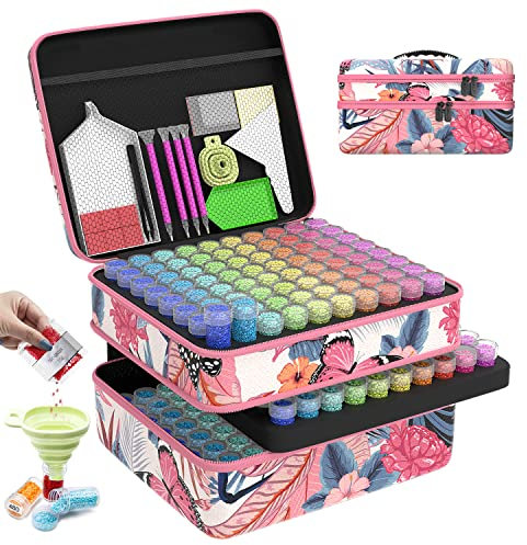ARTDOT 5D Diamond Painting zubehör Boxen, 240 Stück Diamond Painting Aufbewahrungsbox für Diamond Painting Bilder Steine Samen Schmuck