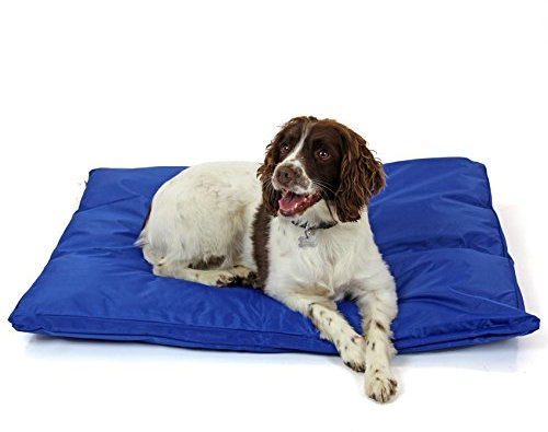 Easipet Waterproof Dog Bed in Blue with Removable Cover, Durable & Easy to Clean (Large)