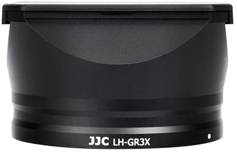 JJC Metall Gegenlichtblende mit Schutzkappe für Ricoh GR IIIx GRIIIx GR III x Digitalkamera Zubehör