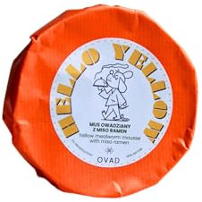 HELLO YELLOW nachhaltiges Hundefutter, Nassfutter - 140g - Premium Insekten-Mousse mit Miso-Ramen - für kleine, Sensible Rassen, ausgewachsene Hunde - Hyoallergenes Futter