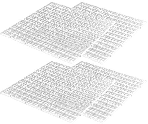 TocaFeank Aquarienhauben, Aquariumdeckel,4 Stück multifunktionaler Aquarium-Abdeckdeckel | Anti-Sprung-Terrarium-Deckel, Schildkröten-Terrasse, Aquarium-Filterplatte für Aquarien