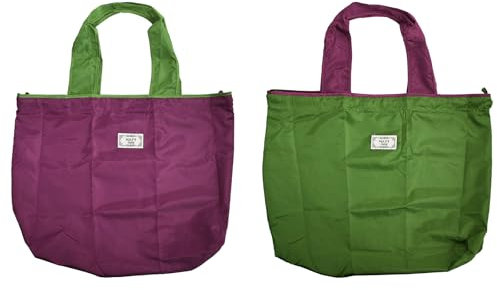 2 Stücke Einkaufstasche Faltbar, Verschleißfest Und Wiederverwendbar, Waschbar, Umhängetasche, Tragbare Supermarkt-Einkaufstasche