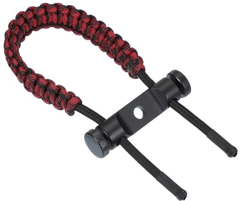 sourcing map Archery Bow Wrist Sling Strap Compound Bow Stabilizer & Hand Loop Carrier Bow Stabilizer for Bow Hunting Shooting