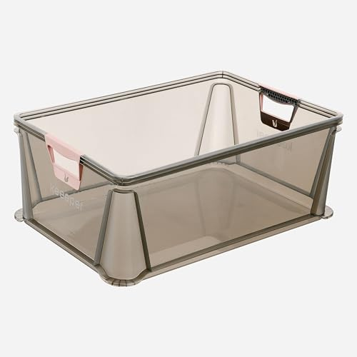 keeeper Luis Caja Euro con asas suaves, 45 L, Hasta 40 kg de carga, Caja de almacenaje, Rojo (Nordic Red)