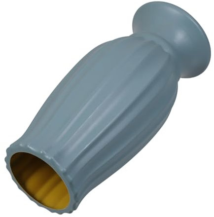 Holibanna Vaso Da Cimitero in Metallo Portafiori Per Tomba Contenitore Per Fiori Romano Design Elegante Per Lapidi Verde Chiaro