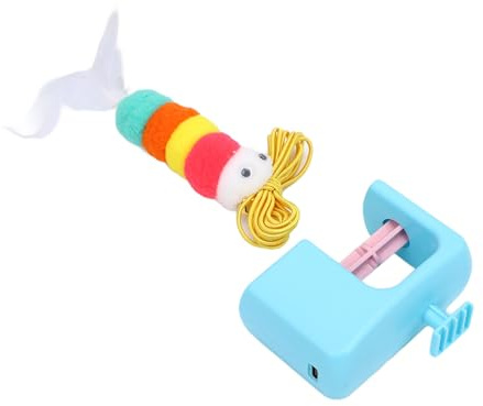 Juguete Eléctrico Interactivo para Gatos con Movimiento Automatizado Inteligente, Marco de Puerta, Juguete para Gatos para Ejercicio de Gatitos en Interiores, Juego Personal, Material