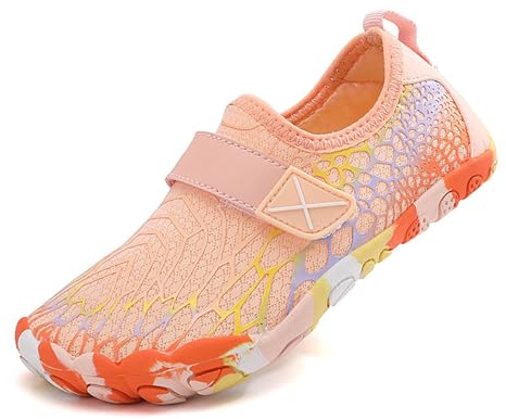 Zapatillas Deportivas Multiuso para Niña Antideslizantes Flexible Uso Exterior Juego Acuático Playa Senderismo Escalada Gimnasio (32 Big Kids)
