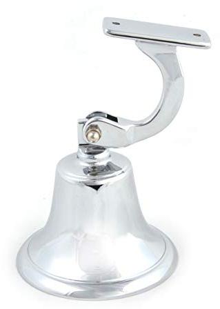 Nauticalia Campana Nave Ottone Cromato 10 cm