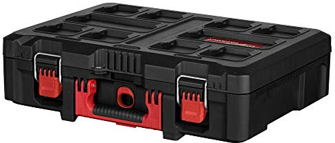 Milwaukee 4932464087 Weatherproof Packout Toolbox, Black, Red