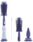 Clundoo Baby Flaschenbürste Set, DREI-in-Eins-Set Flaschenbürste Baby, BPA-frei, Geeignet für Baby-Nippel und -Flaschen, mit Weicher Bürste, Nippelbürsten-Strohreiniger, Blau