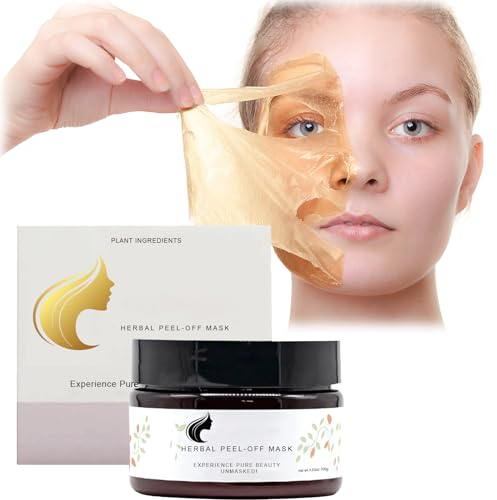 Peel Off Maske, Gesicht Feuchtigkeitsspendend Maske, Blackhead Maske, Collagen Gesichtsmasken Verjüngend Gesichtsmasken, Spendet Feuchtigkeit Und Hellt Den Hautton Auf (100g)