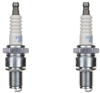 2x Zündkerze BR9ES Langgewinde passend für TGB 101R, 203, 303R, Bullet RR RS BM1 Tapo, Corona, Delivery, Pegasus R50X, Sky 50 – 2-Takt Roller Zündkerzen Set – 2 Stück