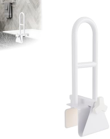 AIRM HEALTH Badewannenstütze Haltegriff – Höhenverstellbar, rutschfest, robuste Konstruktion, werkzeuglose Montage, ideal für Senioren und Menschen mit eingeschränkter Mobilität, sicher und stabil