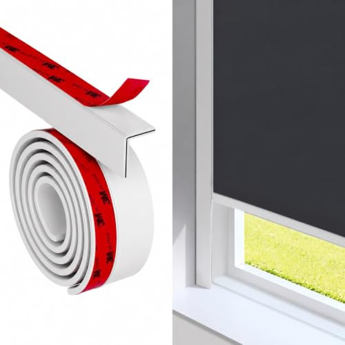 iHomeBlinds 100% Flexible Blackout Light Blocking Strips 60 78 118 for Blinds & Shades 2PCS (118 2PCS)