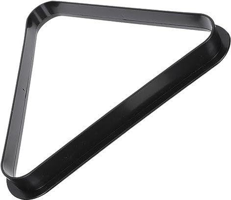 Milisten Billard Zubehör Billardzubehör Billardkugelhalter Billardkugelständer für Pub Billardkugel-Organizer dreieckiger Billardhalter Aufbewahrungsregal für Billardkugeln Plastik Black