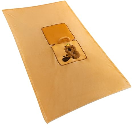 Manta Almohada | 2 en 1 Manta de Avión y Almohada de Viaje Divertida Capibara | Soporte Compacto para Cabeza y Colchoneta para Dormir Niños Adultos Bebés,Escuela Coche Dormitorio Viaje Negocios Acampa