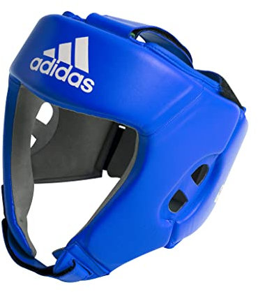 adidas Unisex – Erwachsene IBA Boxing Head Guard Kopfschutz, Blau, M