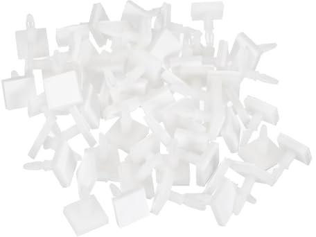 PATIKIL Entretoise Adhésive, 60 Pièces Support de Carte de Circuit Imprimé à Montage Inversé Isolation Colonne Entretoise PCB 0,37 Hauteur de Support pour Support de Carte PCB PC, Blanc
