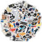 100 stück Polizei-Aufkleber, Polizeiautos, Cops-Sticker, Polizeimann-Laptop-Aufkleber, Autosticker Polizei, Polizeiparty-Dekorationen und Geschenke - Police Stickers