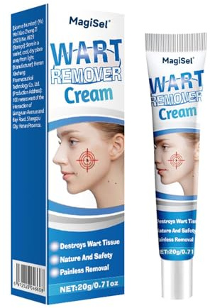 Remover Wart Ointment, Genitals Wart Treatment Cream, 20g Plantar and Genital Wart Treatment, adapté pour enlever les verrues, verrues communes et les verrues plates sur les mains et plante des pieds