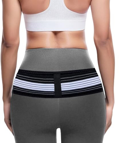 HYSHLC Cinturón ortoortopédico, ciática, cinturón pélvico para pelvis, cintura, abdomen, cinturón abdominal postnatal para corrección pélvica postnatal y alivio del dolor de cadera, unisex (M, 120 cm)