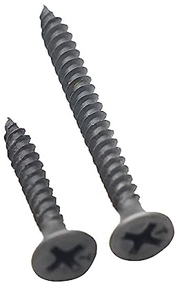 FFDSDUH Stainless Steel Bolts High Strength Self Tapping Dry Wall Screws Black Cross Countersunk Head Nail M3.5 Self-Taping Pan 50mm Round Screw(3.5X25 70pcs)