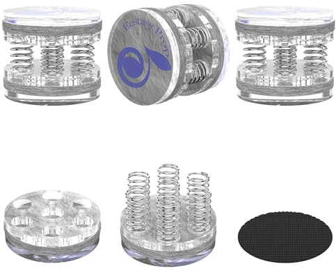 Audiocrast 4 stycken HiFi absorber fötter HiFi enheter fötter absorber 36 × 43 dämpare Shock High-End högtalarset Shock resonanssdämpare set om 4, aluminium vibrationsdämpare