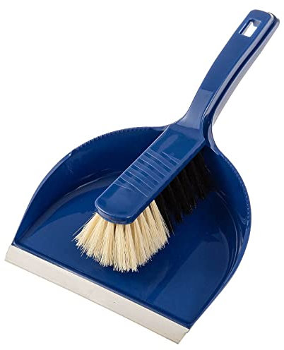 SIDCO Kehrgarnitur blau Kehrset Schaufel Kehrblech Kehrschaufel Handfeger Handbesen