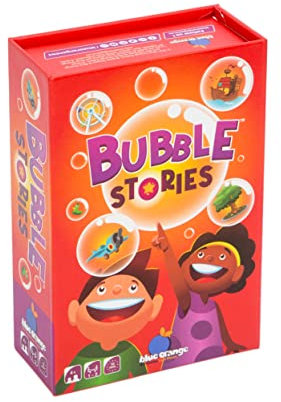 Blue Orange - Bubble Stories - Élu Meilleur Jeu de l'Année Enfant - Escape Game pour Enfants -Jeu de Carte et d'imagination ou Votre Enfant pourra Jouer Solo - Jeu de société à partir de 4 Ans