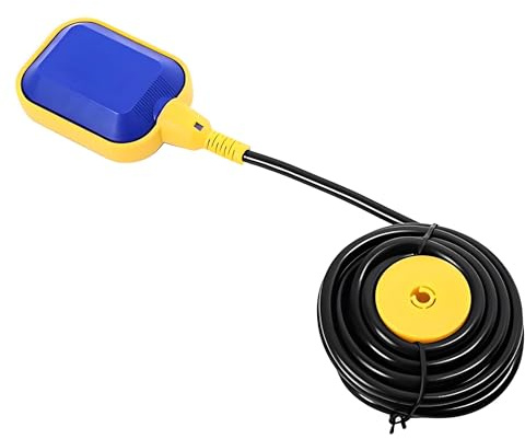 Interruptor de Flotador 240v AC 125V/250V380V Controlador de nivel de Agua con 5m Cable para Tanque de Agua de Bomba de Sumidero de Sistema Séptico