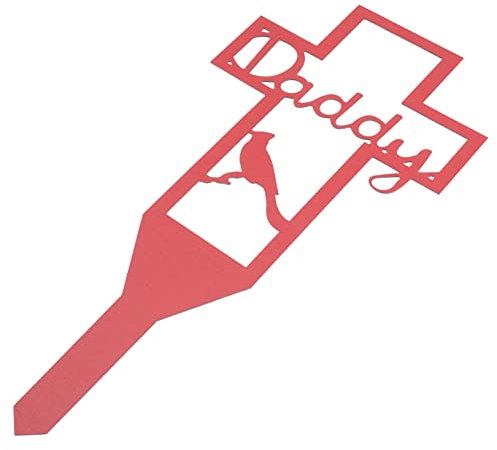 VINTORKY Metall Kreuz Gartenstecker Für Grabdekoration Langlebige Friedhofsdekoration An Geliebte Menschen Für Außenbereich Geeignet Robustem Einfach Zu Platzieren