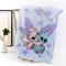 DASIAUTOEM Couverture de dessin animé, couverture de dessin animé, couverture en laine, couverture de canapé, couverture en flanelle, couverture douillette, parure de lit Stitch, cadeaux