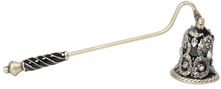 thewense Éteignoir à bougies, Éteignoir à bougies vintage avec manche long, Éteignoir à bougies décoratif en métal antique comme cadeaux pour décoration de la maison