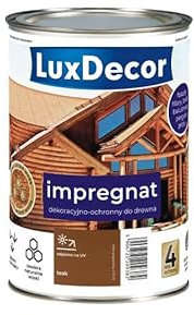 Protective Wood Stain 1L – Long-Lasting, Water-Repellent, Interior & Exterior Use (Teak)