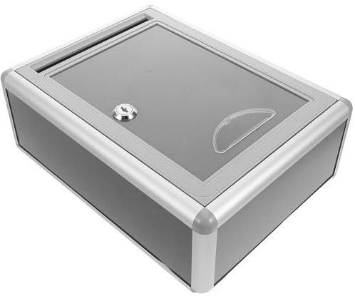 DIYEAH Wall-Mounted Mailbox Key Lock for Outside Use Modern Design Letter Box Large Capacity Post Mailbox for Home Office Courtyard