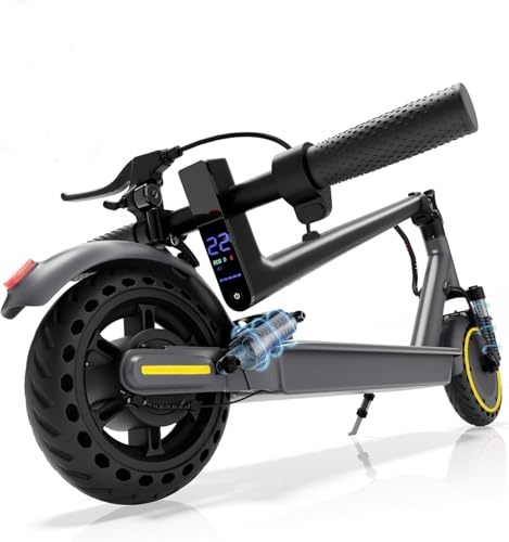 Monopattino Elettrico Adulto, Doppia sospensione, Pneumatici da 8,5, Monopattino Elettrico con Velocità Fino a 25 km/h, 25 km di Autonomia, Carico massimo 120 kg, Doppia frenata