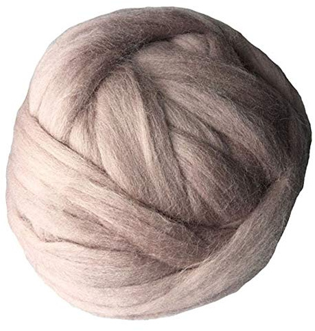 Handstickgarn, Chunky Yarn For Hand Knitting 1000g Multicolor For Arm Blankets Sweaters Scarves(Khaki)