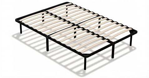 DEWINNER Rete Matrimoniale 160x190 | Altezza 35cm | 9 Gambe | 2x14 File di Doghe | Rete Ortopedica | Doghe Letto Matrimoniale | Adatta a Tutti i Tipi Materassi | Da Montare | Per Letto Matrimoniale