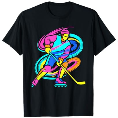 Jugador de Hockey sobre Patines Steamwave Camiseta