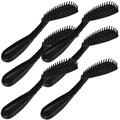 Genérico Set de 6 Cepillos para Teñir el Cabello y Peines Creativos, Accesorios Prácticos para Coloración y Mechas en Peluquería