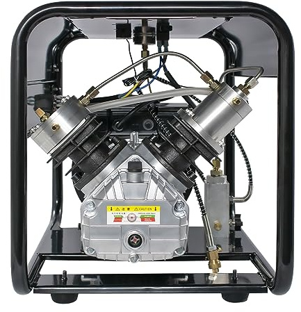 TUXING 4500Psi Double Cylinder Pcp Air Compressor, Scuba Air Compressor,High Pressure Paintball Pump,for Air Rifle Gun 6.8L Tank,Paintball Gun 30Mpa 220V(TXED011)