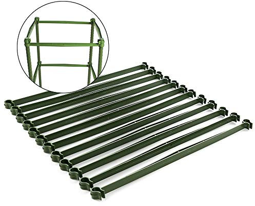 Cozyhoma 36 Stake Arme für Tomatenkäfig, 29,5 cm erweiterbare Spalier Verbinder für alle 11 mm Durchmesser Pflanzstäbe, verstellbare Tomaten-Spalier Verbinder