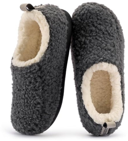 RockDove Damen Nomad Hausschuh mit Rückstellschaum, 39/40 EU, Dunkelgrau