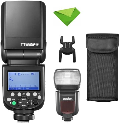 Godox TT685II-N I-TTL Flash for Nikon, HSS 1/8000s 2.4G Wireless Speedlight