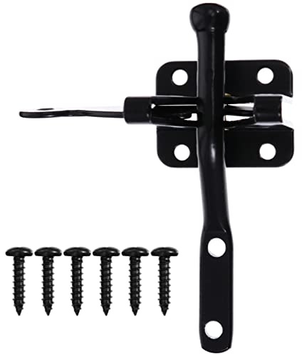 Angoily Heavy Duty Gate Latch Locking Mechanism Design for Gates Easy for Indoor and Outdoor Use Resistant and Secure Locking System