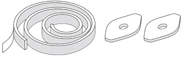 LAUFEN Schallschutz-Set, für WCs und Bidets, mit EasyFit Befestigung, H8926950000001