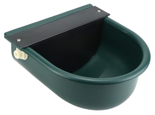 QWORK® 1 pezzo abbeveratoio in plastica, abbeveratoio automatico, ideale per bovini, cavalli, suini