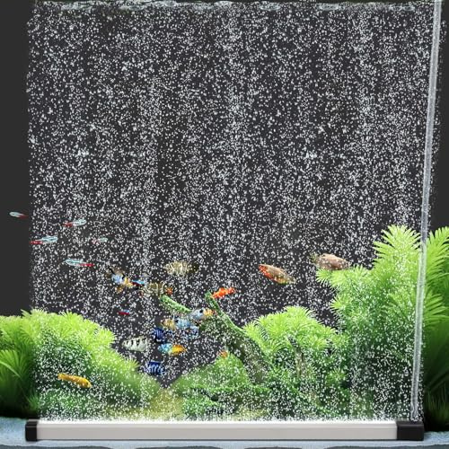 hygger Diffusore Aria per Acquario, Pietra ad Aria per Acquario, d'Aria Air Stone Bubble Fish Tank Diffusore Ossigeno Acquario with Air Tubing for Freshwater Saltwater (35cm)